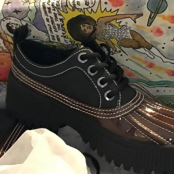 Jeffrey Campbell - Mallard NS Platform Lug Patent Multi - New in Box - SZ 6.5 - Picture 5 of 12